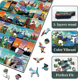 Wooden National Parks Jigsaw Puzzle 500 Pieces