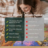 Hölzernes Nationalpark-Puzzle 500 Teile