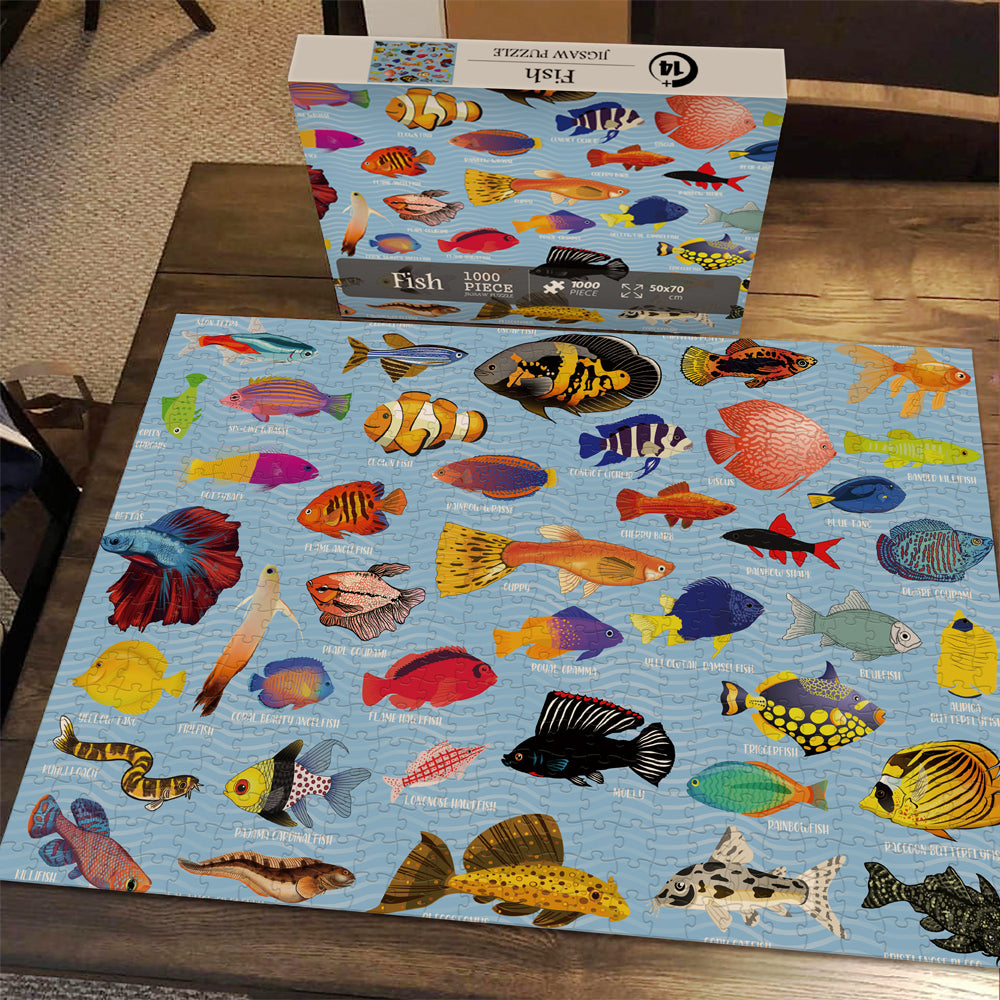 Ocean Fish Jigsaw Pussel 1000 bitar 