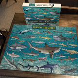 Havstema Shark Jigsaw Puzzle 1000 bitar