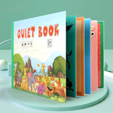 Montessori-upptagen bok för barn att utveckla inlärningsförmåga